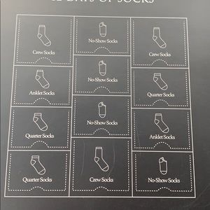 NWT The Nightmare Before Christmas 12 Pairs Socks